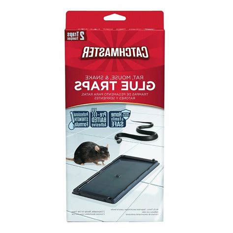 Catchmaster 402 Baited Rat Mouse Snake Glue Traps