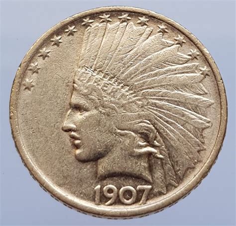 Usa 10 Dollar 1907 Indian Head Gold Catawiki