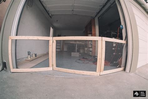 See more ideas about diy doggie door, diy dog stuff, dog houses. My Man-Cave Part 1—DIY Dog Fence for Garage Doors ...