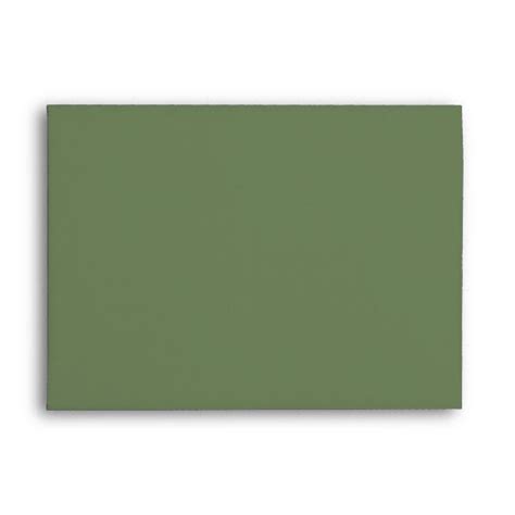 Olive Forest Green Color Wedding Envelope Zazzle Forest Green Color