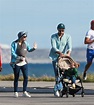 Jessica Chastain and husband spotted with baby