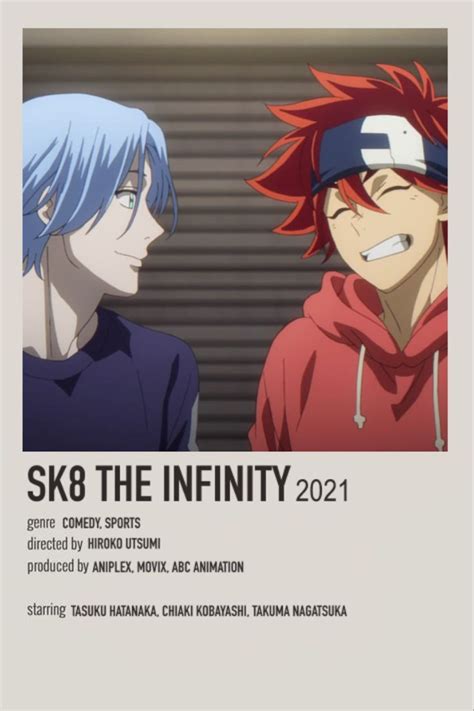 Sk8 The Infinity Minimalist Anime Poster In 2021 Anime Canvas Movie