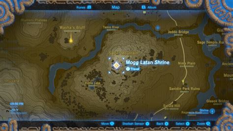 Zelda Breath Of The Wild Guide Mogg Latan Shrine Location Treasure