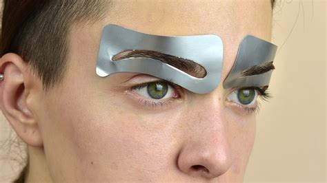Simple Ways To Use Eyebrow Stencils 9 Steps With Pictures