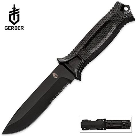 Gerber Strongarm 30 001060 Tactical Knife 4 34 Fixed Blade Serrated