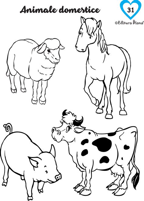 Planse De Colorat Pentru Copii Cu Animale Salbatice Coloring To Print