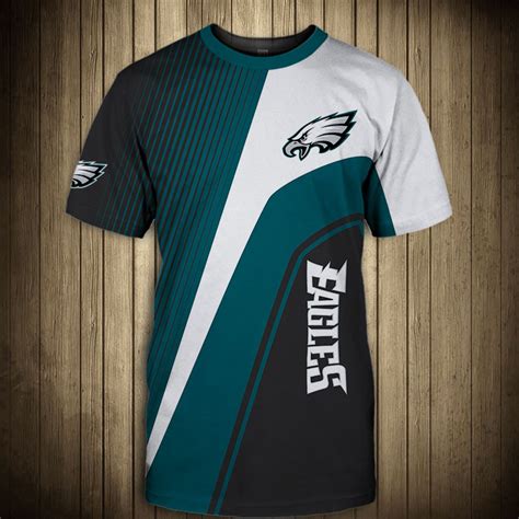 Philadelphia Eagles T Shirt 3d Short Sleeve O Neck T For Fan Nfl
