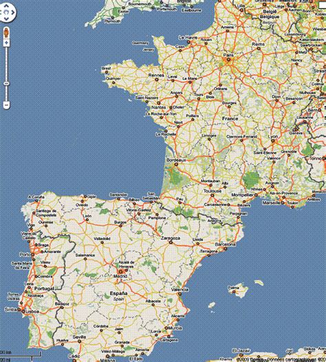 Carte France Espagne Vacances Arts Guides Voyages