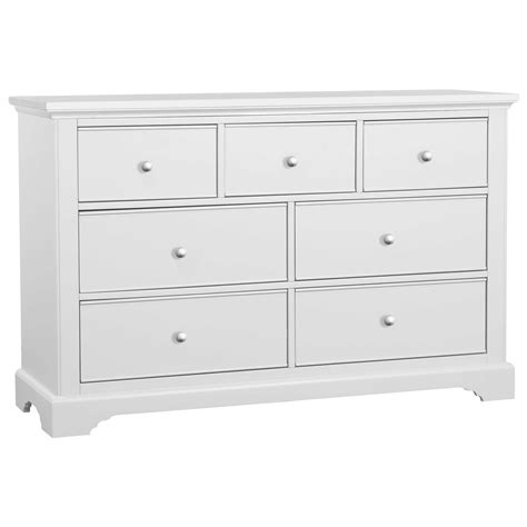 A chest of drawers is a versatile piece that more than earns its place in the bedroom, living room, dining space or hallway. Dalton Seven Drawer Wide Chest