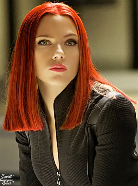 Black Widow Scarlett Johansson By Saturnsam On Deviantart