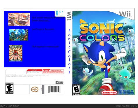 Sonic Colors Wii Box Art Cover By Trips S3