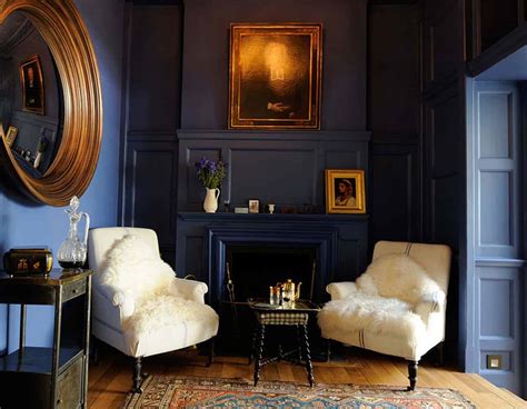 Moody Blue And Gold Interiors Interior Design Trends Online Uk