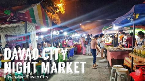 A Quick Tour Of Davao City Night Market Youtube