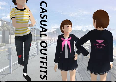 Casual Yandere Simulator Outfits By Faytekina On Deviantart