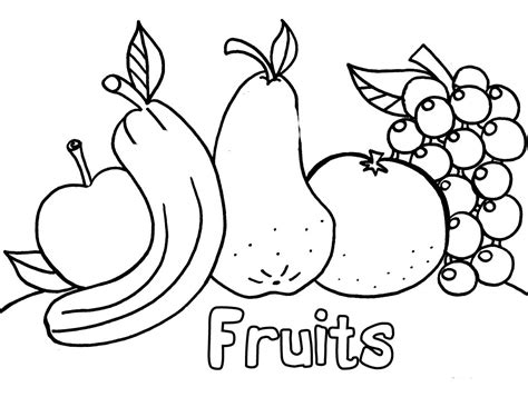Dibujos Para Colorear De Frutas Citricas Páginas Imprimibles
