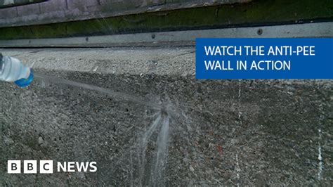 anti pee wall in san francisco makes a splash bbc news