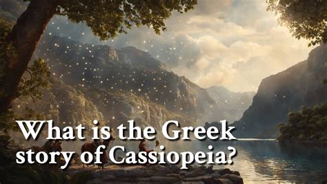 What Is The Greek Story Of Cassiopeia Greek Mythology Story Youtube