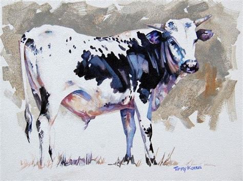 Captivating Nguni Cattle Paintings By Terry Kobus