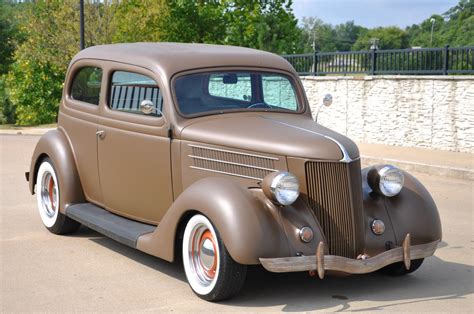 It is a 1936 ford tudor and can be found here on craigslist with an asking price of $4,300. 1936 Ford Tudor Slantback Street Rod