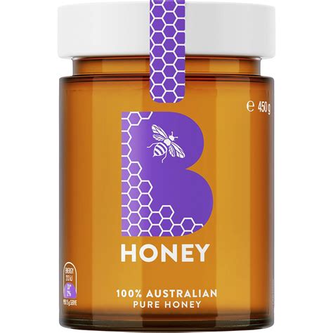 B Honey Australian Pure Honey G Woolworths