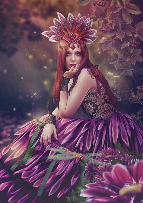 Queen Of Fall By Vasylina On Deviantart Artist Fantastic Art