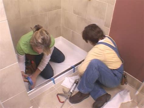 Installing A Glass Shower Door How Tos Diy