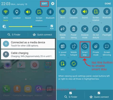 Inside Galaxy Samsung Galaxy S6 Edge How To Enable And Use Smart Stay