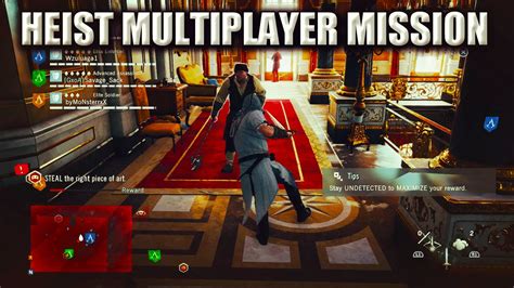 Assassins Creed Unity Co Op Multiplayer Gameplay Heist Multiplayer