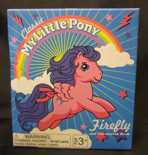 My Little Pony Horse Vintage G4 14 Retro Firefly Figurine Book