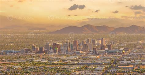 Phoenix City Downtown Skyline Cityscape Of Arizona In Usa 4532690 Stock