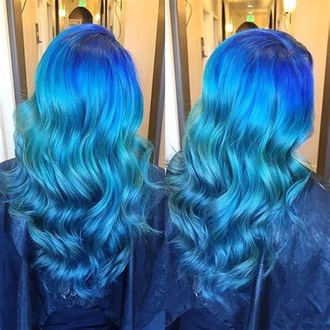 41 Bold And Beautiful Blue Ombre Hair Color Ideas