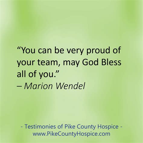 Pike County Hospice Marion Wendel Pike County Hospice