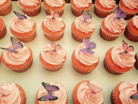 Pink Butterfly Cupcakes Butterfly Cupcakes Mini Cupcakes Pink