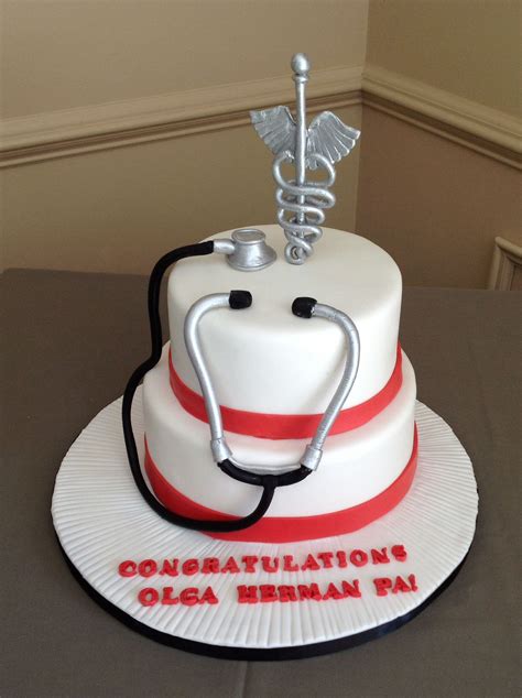 Graduation Cake Physician Assistant Cake Graduation Cakes Nursing