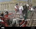 French Revolution. Execution of King Louis XVI (1754-1793) on January ...