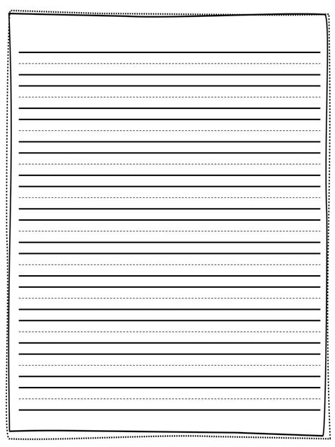Free printable practice writing paper for kids. What Happens in First Grade: Monday Freebie: Weekend News!