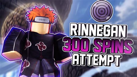 Attempting To Get Rinnegan With 300 Spins Shinobi Life 2 Roblox