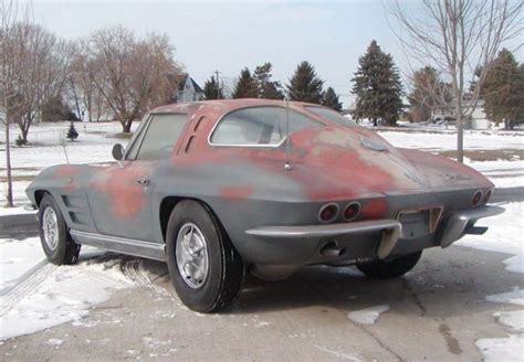 No Reserve 1963 Chevrolet Corvette Project Bring A Trailer