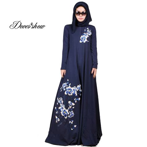 fashion embroidery muslim dress abaya in dubai islamic clothing for