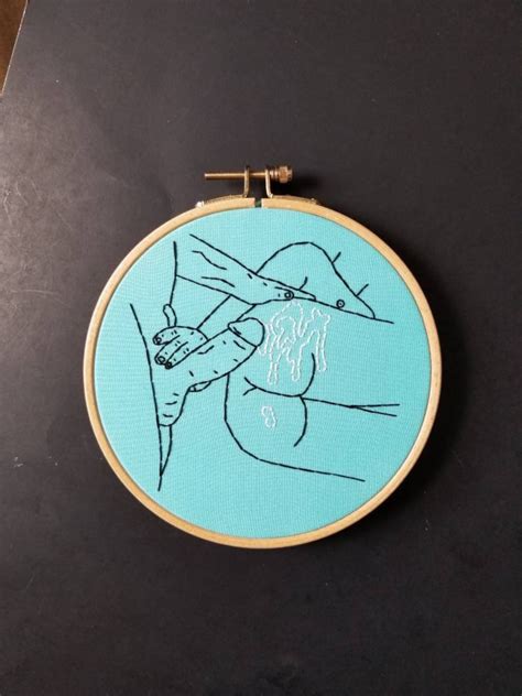 mature content embroidery erotic art gay art queer art nude lgbtq gay erotica sensual