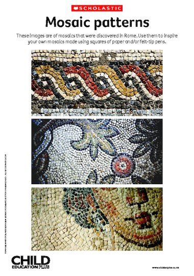 Romans Mosaic Patterns Primary Ks1 And Ks2 Teaching Resource Scholastic