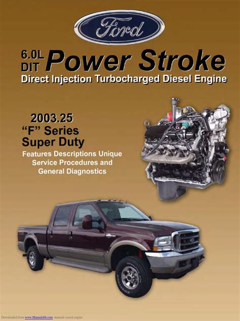 60l Power Stroke Pdf Turbocharger Vehicle Parts