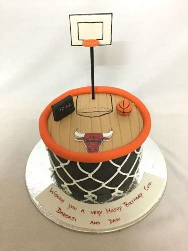 Basketball Court Cake