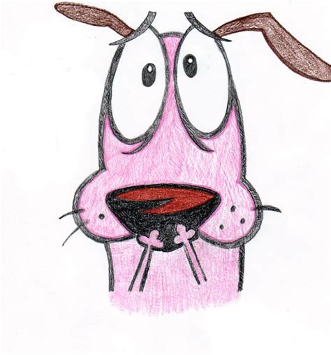 Drawings Of Dogs Courage The Cowardly Dog By ~cartoonimedeo On