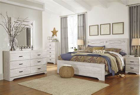 Home is where your bed is! Briartown Whitewash Panel Bedroom Set from Ashley ...