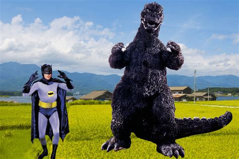 Batman 66 Meets Godzilla By Dreddzilla On Deviantart