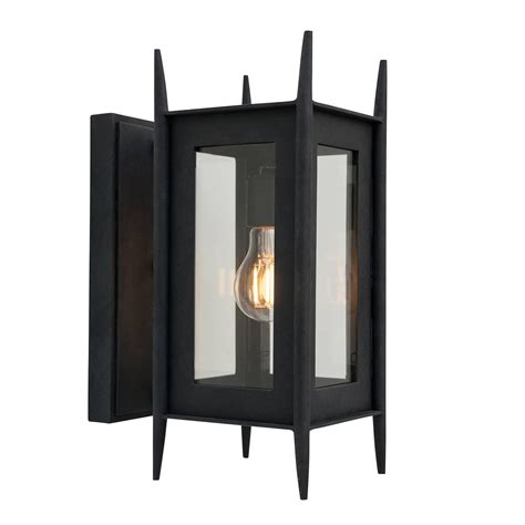 Modern Wrought Iron Exterior Wall Sconce Outdoor Lighting By Nathaniel