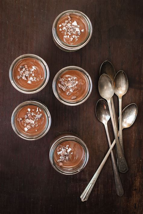Dairy Free Salted Dark Chocolate Pots De Creme Kumquat Gluten Free Recipe Pot De Creme