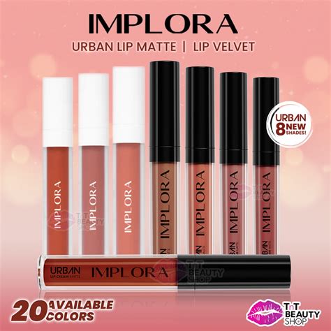 Jual Ready 1 20 Implora Urban Matte Lipcream Implora Lip Cream Lipstick Tnt Beauty Shop