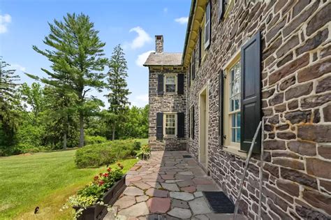 1750 Stone Farmhouse Ottsville PA 2 374 000 Old Stone Farmhouses